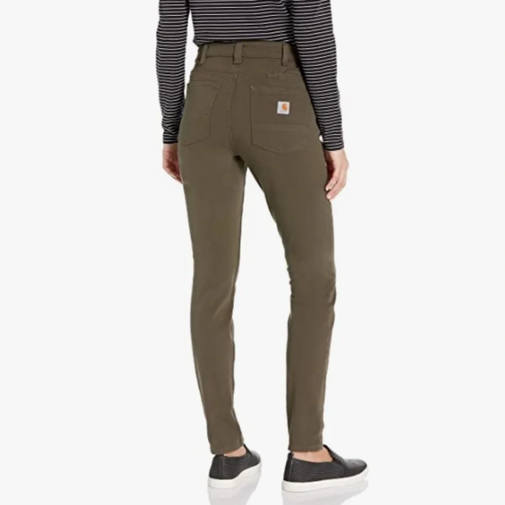 Carhartt Women's Rugged Flex Slim Fit Work Pant Tarmac Size 8 - Picture 2 of 8